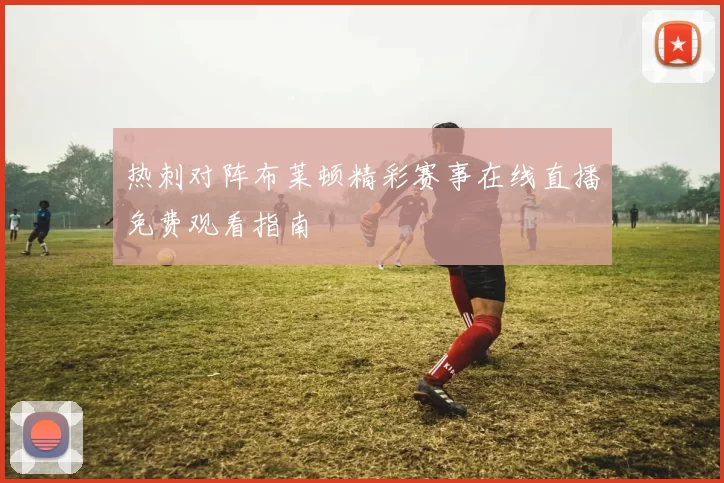 热刺对阵布莱顿精彩赛事在线直播免费观看指南