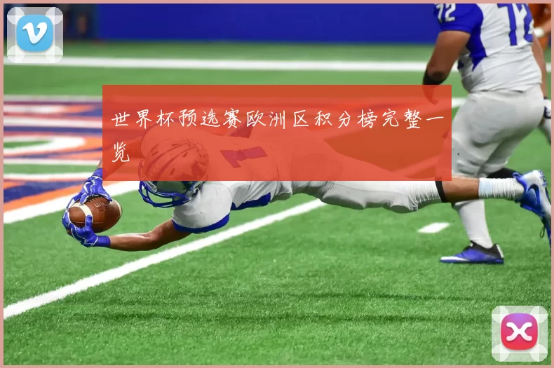 世界杯预选赛欧洲区积分榜完整一览