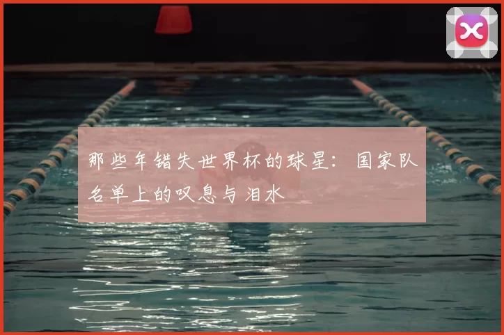 那些年错失世界杯的球星:国家队名单上的叹息与泪水